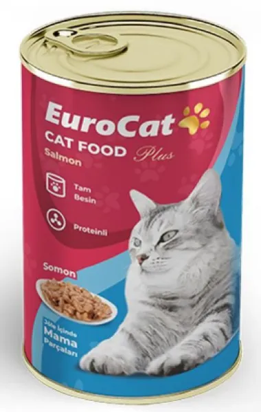 Eurocat Somonlu Yetişkin 415 gr Kedi Maması