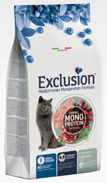 Exclusion Kısırlaştırılmış Sığır Etli 1.5 kg Kedi Maması