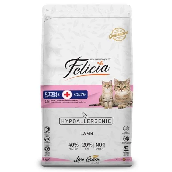 Felicia Mother Kitten Kuzu Etli Yavru 2 kg Kedi Maması