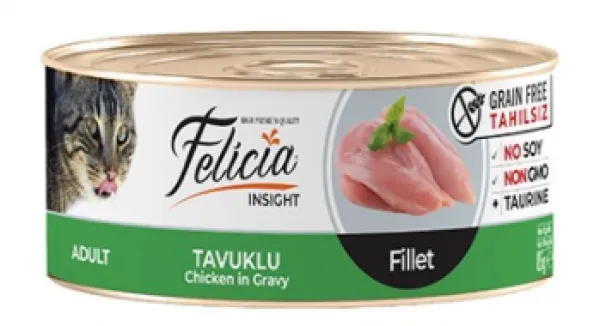 Felicia Tahılsız Tavuklu Fileto 85 gr Kedi Maması