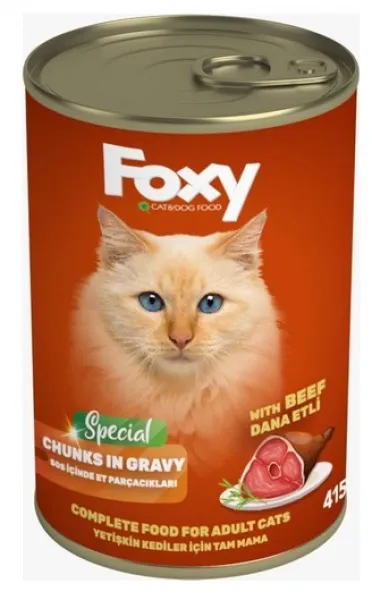 Foxy Dana Etli 415 gr Kedi Maması