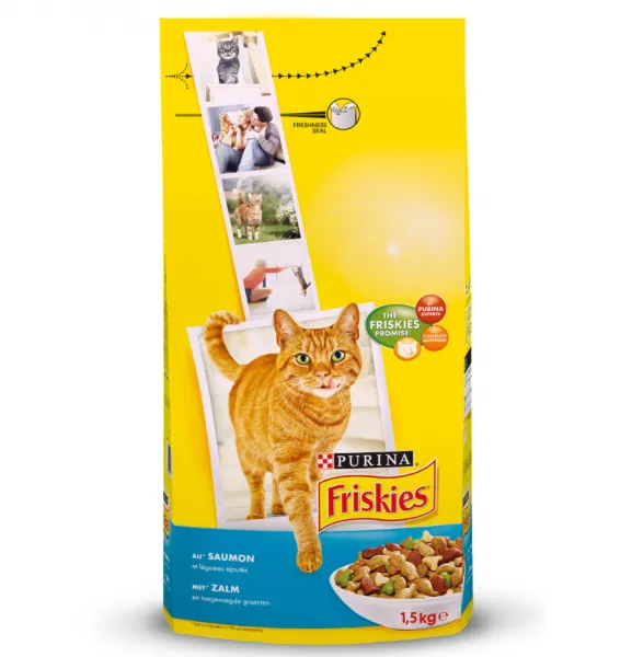 Friskies Adult Somonlu ve Sebzeli 1.5 kg Kedi Maması