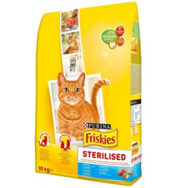 Friskies Adult Sterilized Somonlu 10 kg Kedi Maması