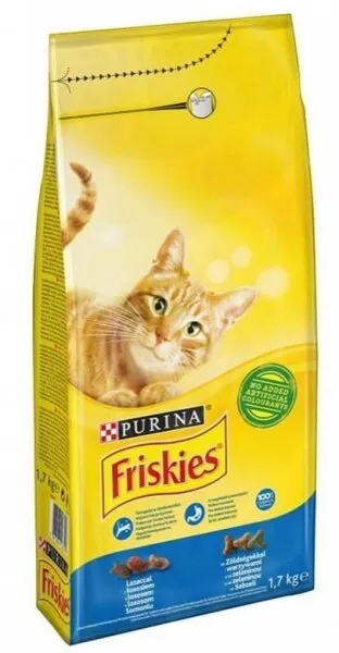 Friskies Somonlu ve Sebzeli Yetişkin 1.7 kg Kedi Maması