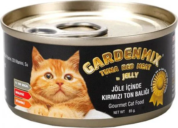 Garden Mix Kırmızı Ton Balıklı Yetişkin 85 gr Kedi Maması