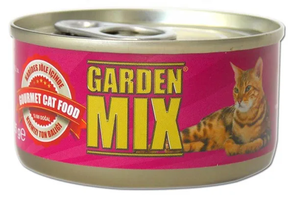 Garden Mix Ton Balıklı Karidesli Yetişkin 85gr Kedi Maması