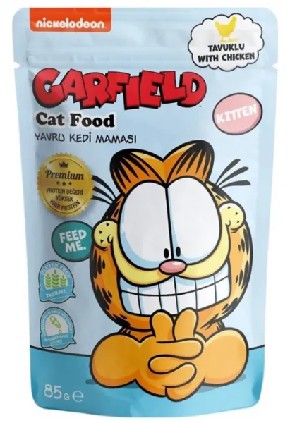 Garfield Tavuklu Yavru 85 gr Kedi Maması