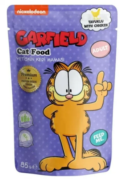 Garfield Tavuklu Yetişkin 85 gr Kedi Maması