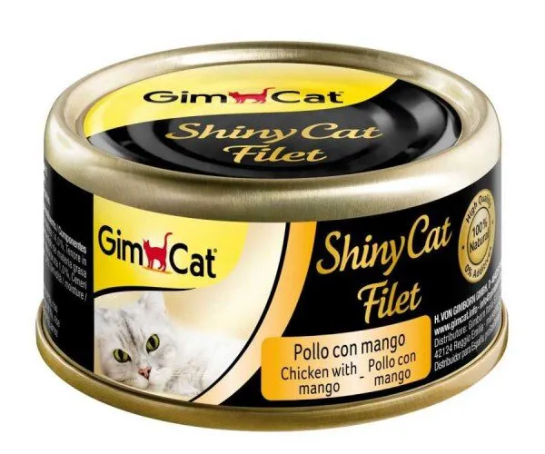 Gimcat Shinycat Fileto Tavuk Mango 70 gr Kedi Maması