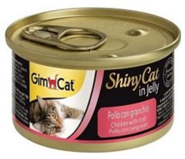 GimCat Shinycat Tavuklu Yengeçli 70 gr Kedi Maması