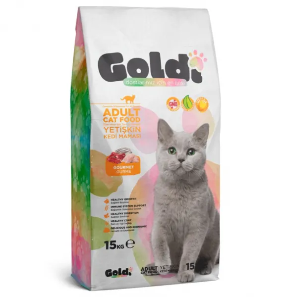 Goldi Adult Gurme 15 kg Kedi Maması