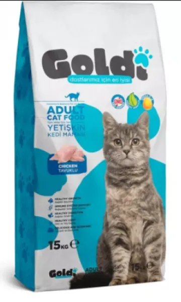 Goldi Adult Tavuklu 15 kg Kedi Maması