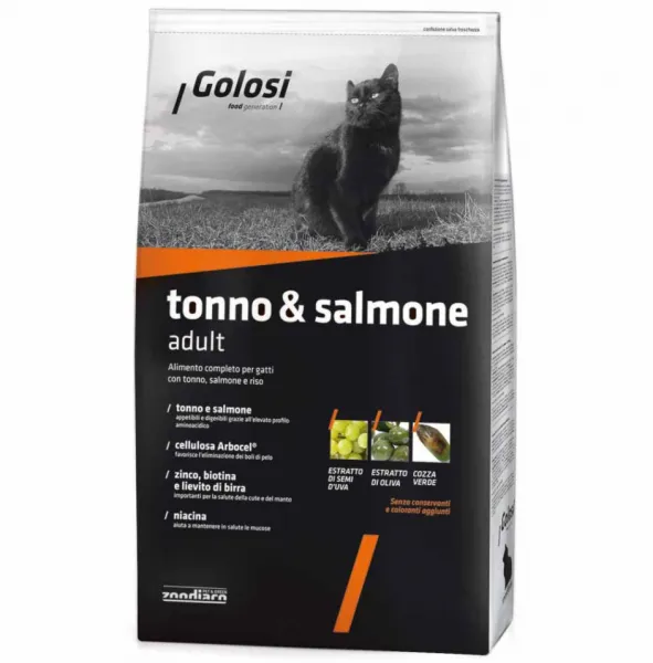 Golosi Adult Tonno & Salmone 400 gr Kedi Maması