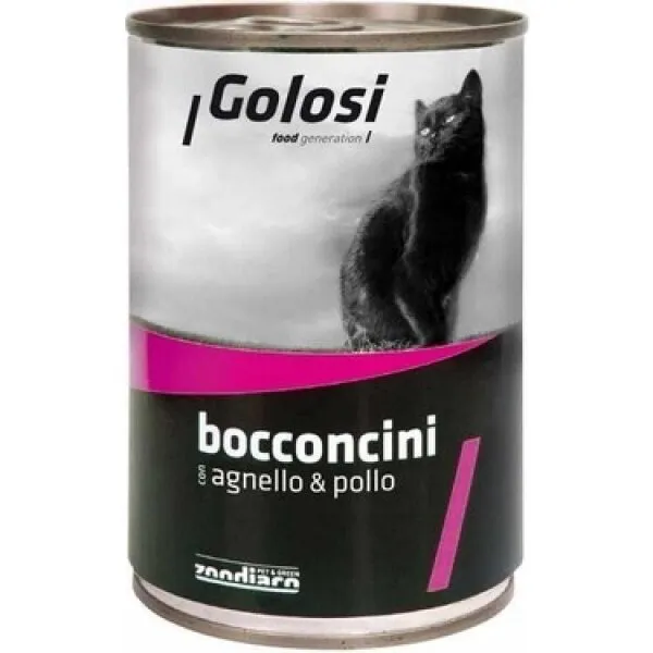 Golosi Bocconcini Kuzu Etli ve Tavuklu 400 gr Kedi Maması