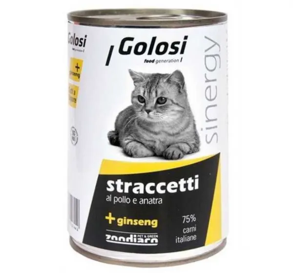 Golosi Straccetti Tavuklu Ve Ördekli 400 gr Kedi Maması