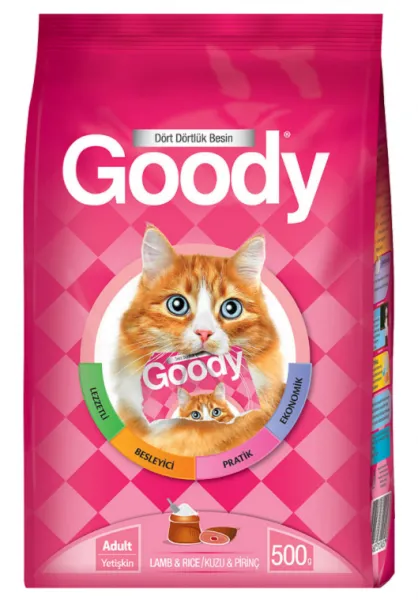 Goody Adult Kuzu Etli ve Pirinçli 500 gr Kedi Maması