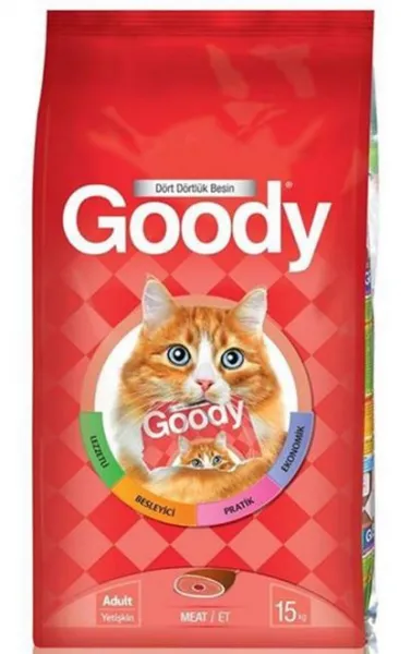 Goody Meat Etli Yetişkin 15 kg Kedi Maması