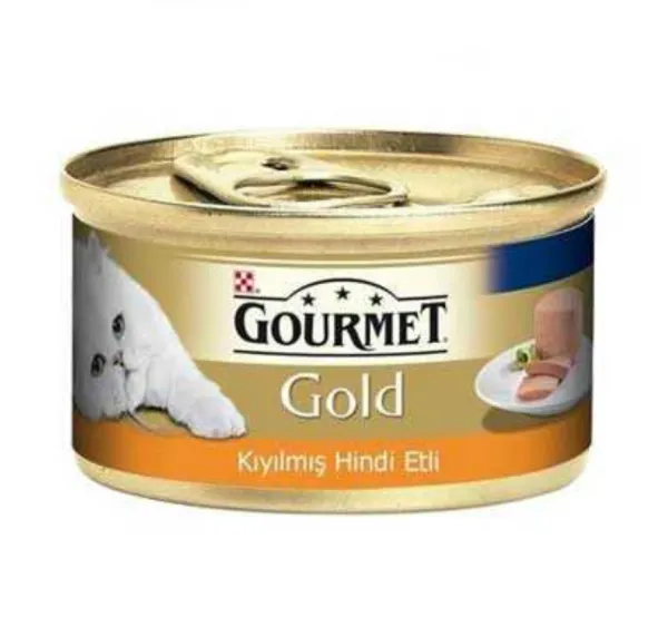 Gourmet Gold Kıyılmış Hindili 85 gr Kedi Maması