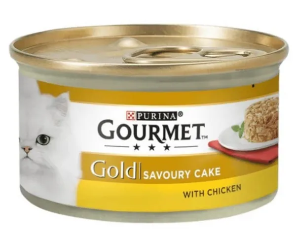 Gourmet Gold Savoury Cake Tavuklu Yetişkin 85 gr Kedi Maması