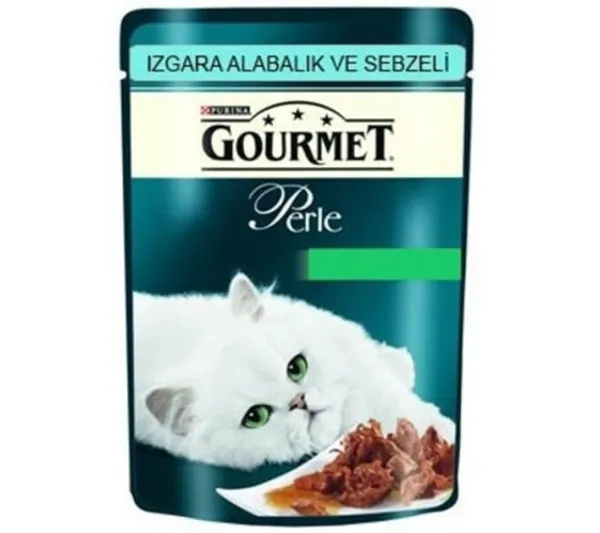 Gourmet Perle Izgara Alabalık Ve Sebzeli 85 gr Kedi Maması
