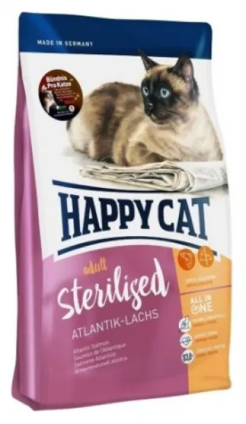 Happy Cat Adult Sterilised Atlantic Lachs Somonlu 4 kg Kedi Maması