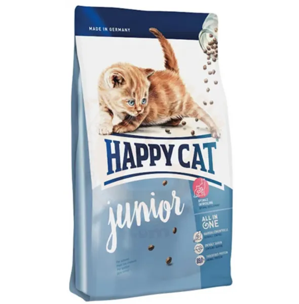 Happy Cat Junior Tavuk ve Somonlu 10 kg Kedi Maması