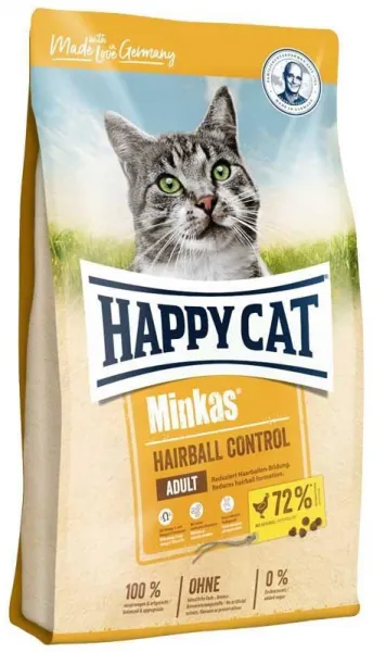 Happy Cat Minkas Hairball Tavuklu Adult 10 kg Kedi Maması