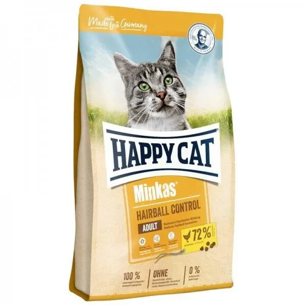 Happy Cat Minkas Hairball Tavuklu Yetişkin 1.5 kg Kedi Maması