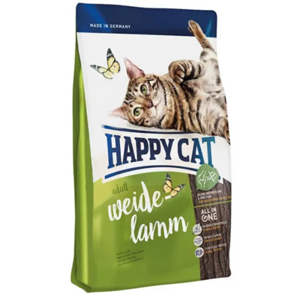 Happy Cat Weide Lamm Kuzu Etli 10 kg Kedi Maması
