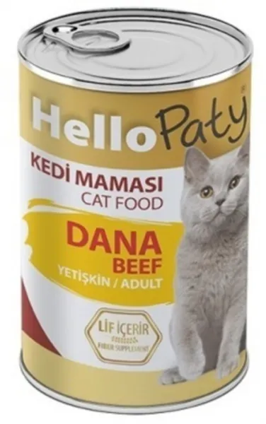 Hello Paty Dana Etli Kıyılmış Yetişkin 415 gr Kedi Maması
