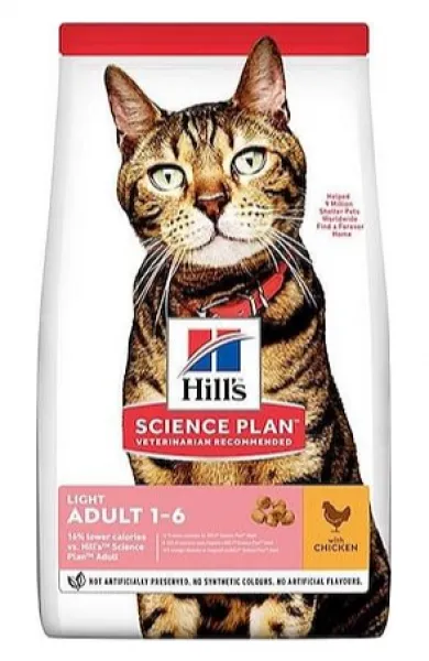 Hill's Adult Light Tavuklu Yetişkin 1.5 kg Kedi Maması