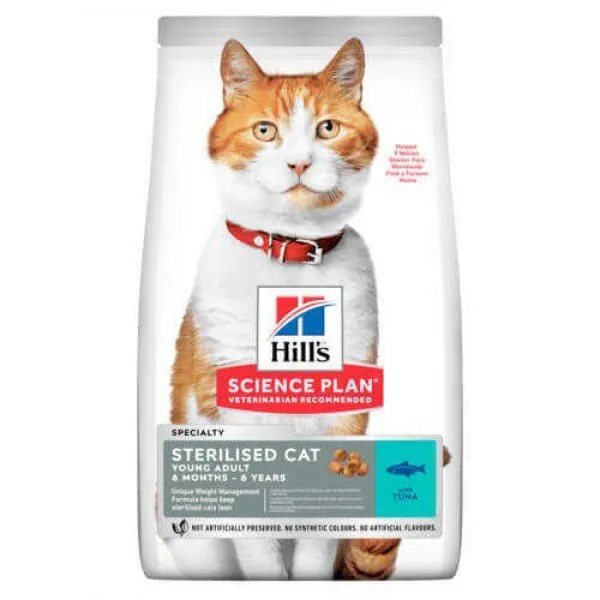 Hill's Adult Sterilised Tuna Balıklı 15 kg Kedi Maması