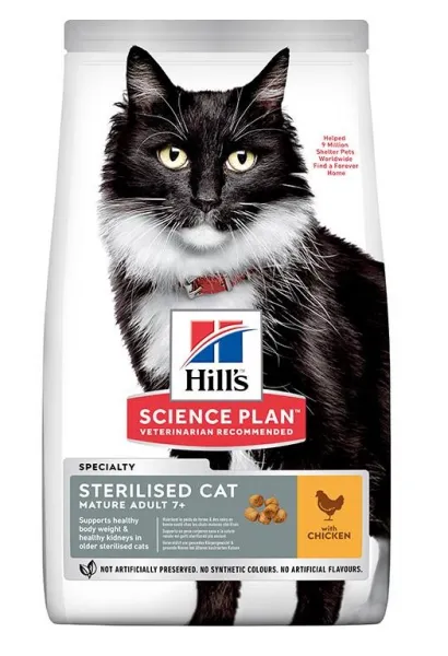 Hill's Science Plan 7+ Chıcken Kısırlaştırılmış Yaşlı 1.5 kg Kedi Maması