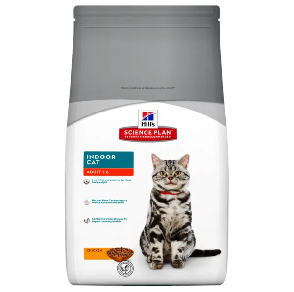 Hill's Science Plan Adult İndoor Tavuklu 1.5 kg Kedi Maması