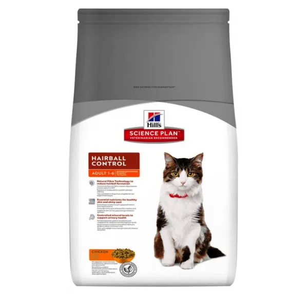 Hill's Science Plan Adult Tüy Kontrol Tavuklu 1.5 kg Kedi Maması