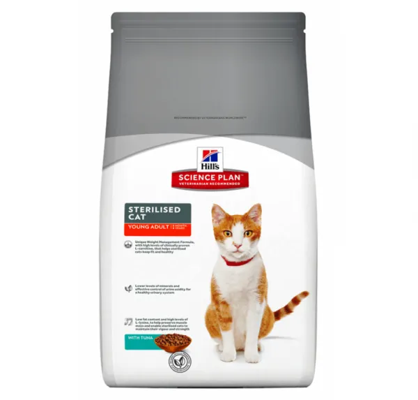 Hill's Science Plan Kısırlaştırılmış Adult Ton Balıklı 1.5 kg 1500 gr Kedi Maması