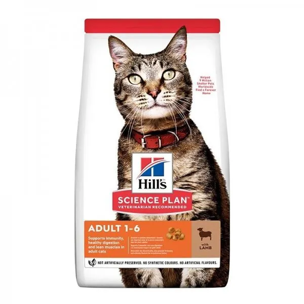 Hill's Science Plan Kuzu Etli Yetişkin 10 kg Kedi Maması