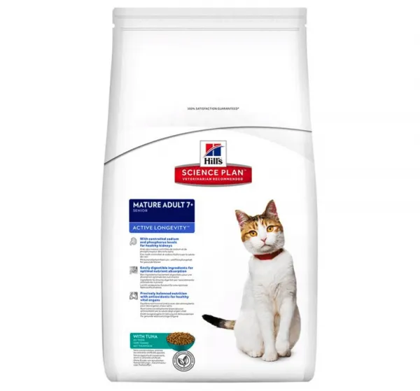 Hill's Science Plan Mature Ton Balıklı 2 kg Kedi Maması