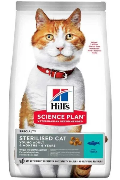 Hill's Science Plan Ton Balıklı Kısırlaştırılmış 15 kg Kedi Maması