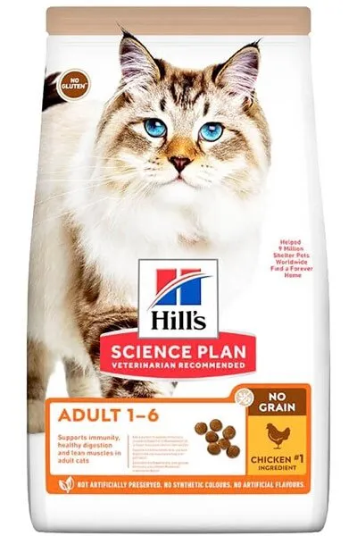 Hill's Tahılsız Tavuklu Yetişkin 1.5 kg Kedi Maması