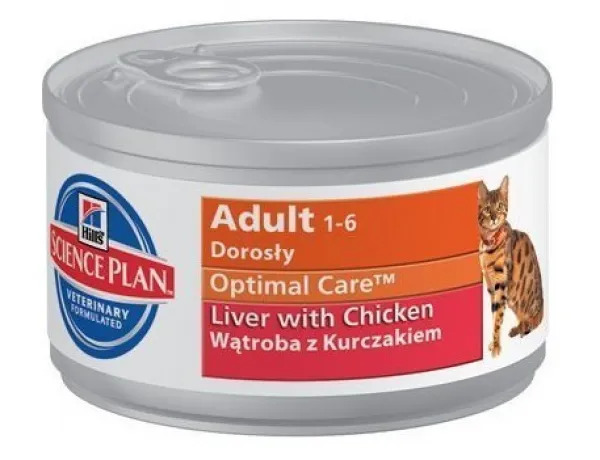 Hill's Yetişkin Tavuklu ve Ciğerli Konserve 85 gr Kedi Maması