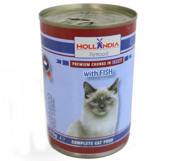 Hollandia Balıklı 415 gr Kedi Maması