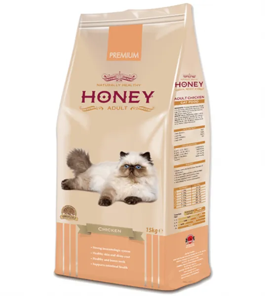 Honey Premium Adult Tavuklu 15 kg 15000 gr Kedi Maması