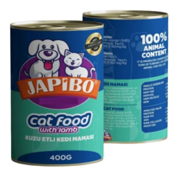 Japibo Tahılsız Kuzu Etli Yavru 400 gr Kedi Maması