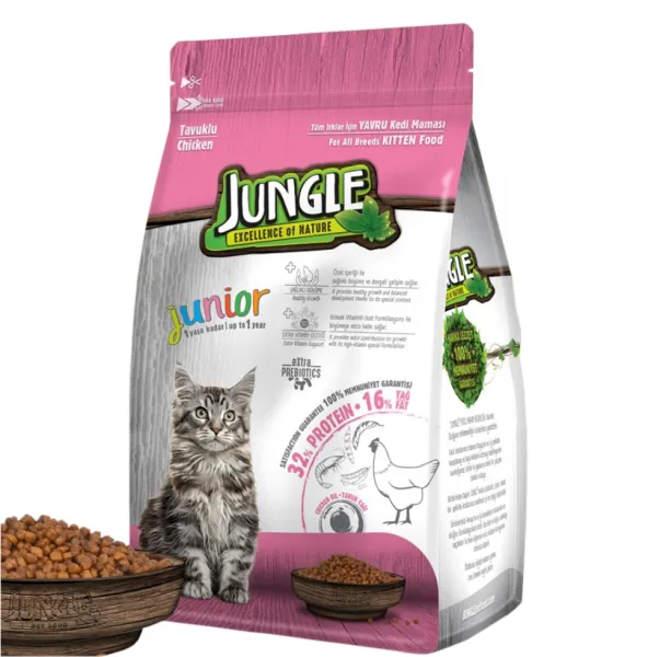 Jungle Junior Tavuklu 1.5 kg Kedi Maması