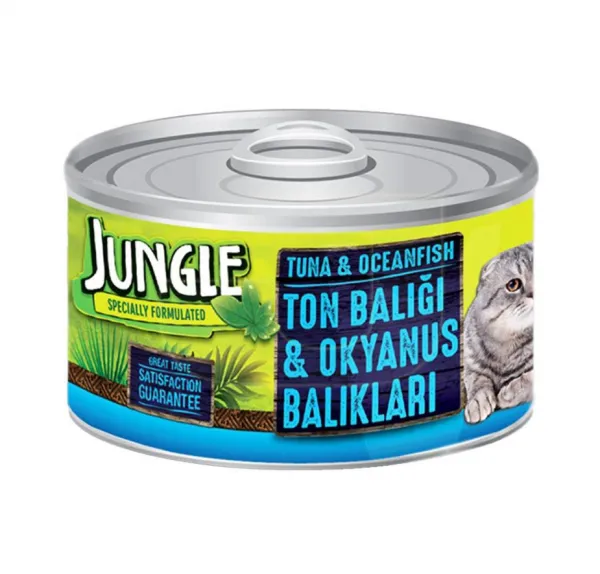 Jungle Okyanus ve Ton Balıklı 85 gr Kedi Maması