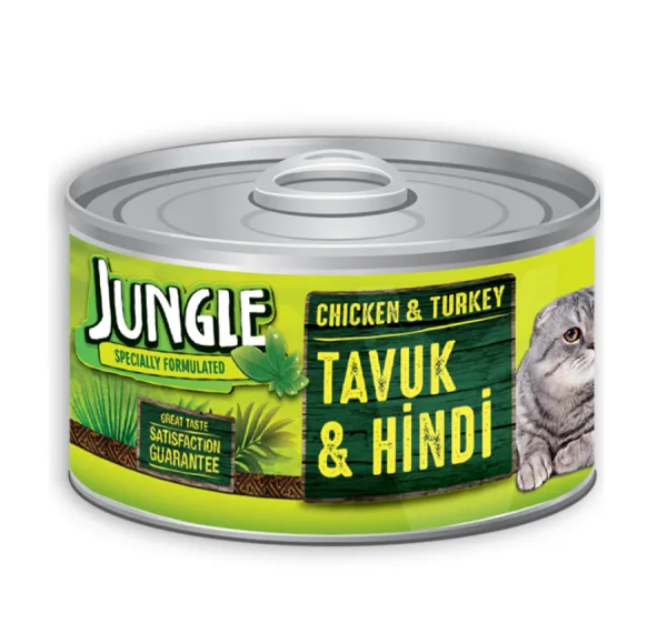Jungle Tavuk ve Hindili 85 gr Kedi Maması