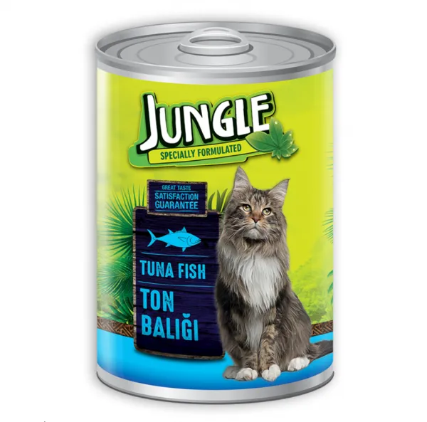 Jungle Ton Balıklı 415 gr Kedi Maması