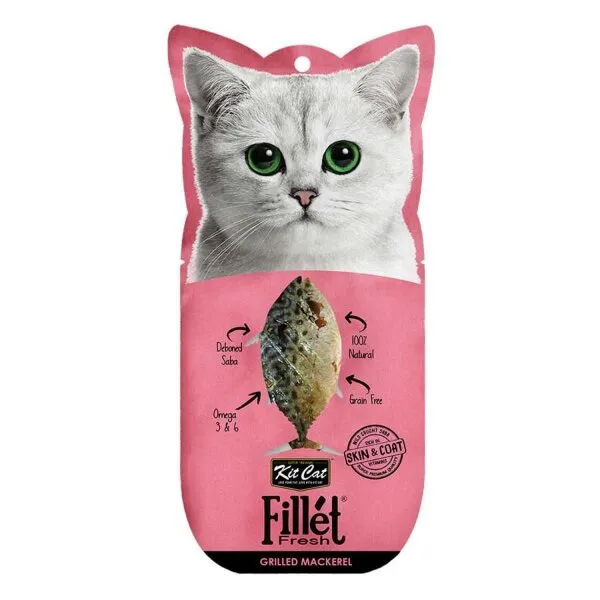 Kit Cat Fillet Fresh Grill Mackerel Fileto 30 gr Kedi Maması