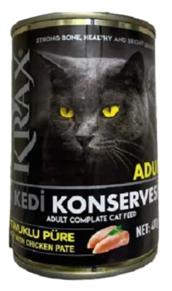 Krax Yetişkin Tavuklu 400 gr Kedi Maması